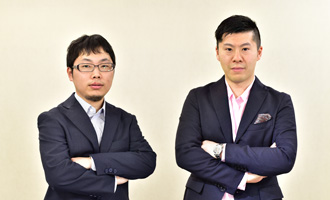 株式会社アガルート 代表取締役 岩崎 北斗さんと共同創業者 岩瀬さん